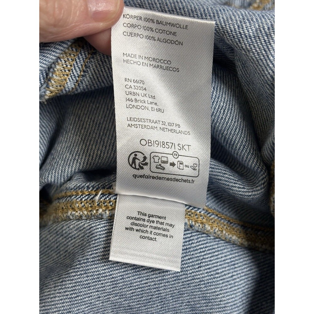 We The Free Denim Overall Dress Women’s Size S - Picture 5 of 6